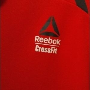 Reebok CrossFit Red Hooded Pullover Sweatshirt